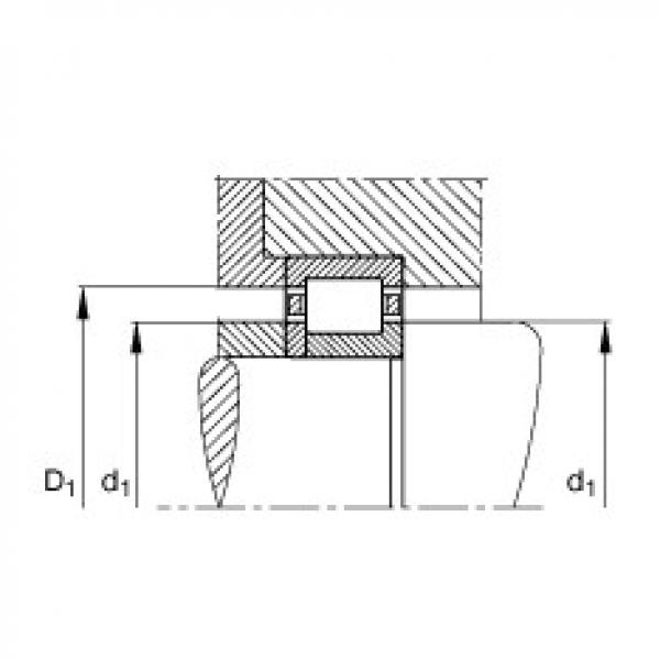 FAG Cylindrical roller bearings - NUP212-E-XL-TVP2 #3 image