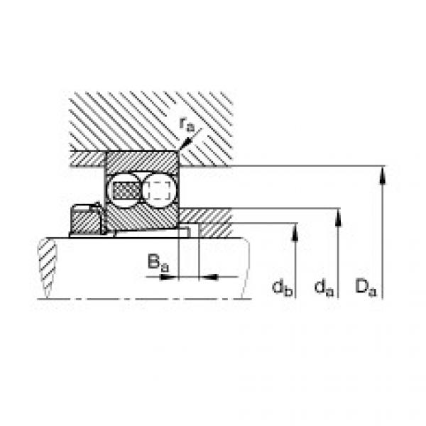 FAG Self-aligning ball bearings - 1213-K-TVH-C3 + H213 #2 image