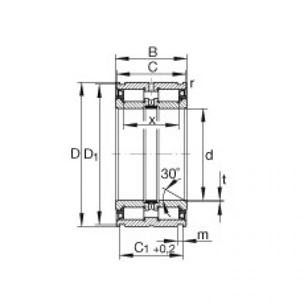 FAG Cylindrical roller bearings - SL045004-PP #1 image