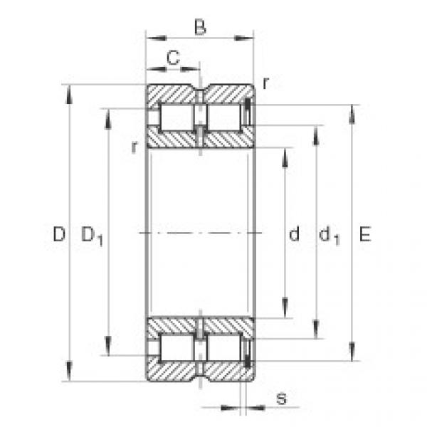 FAG Cylindrical roller bearings - SL185064-TB #1 image