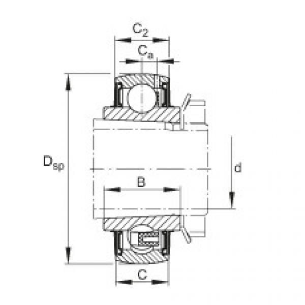 FAG Radial insert ball bearings - UK209 #1 image