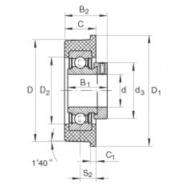 FAG Radial insert ball bearings - CRB20/83-XL #1 image