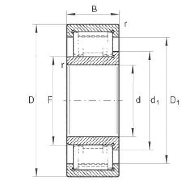 FAG Cylindrical roller bearings - ZSL192313 #1 image