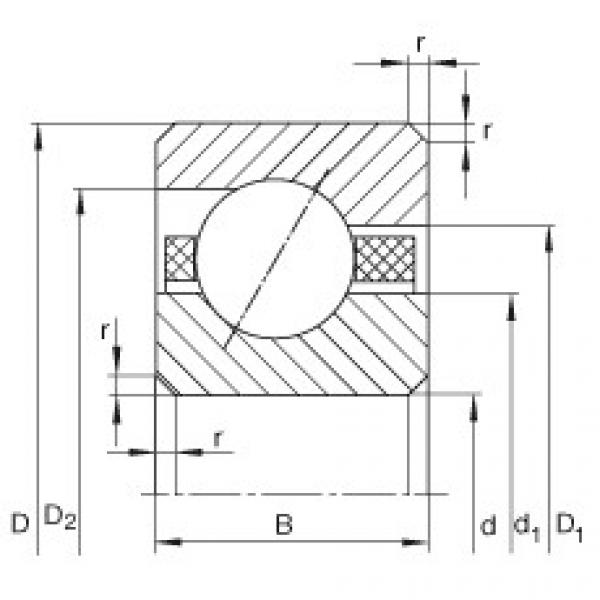 FAG Thin section bearings - CSEAA010-TV #1 image