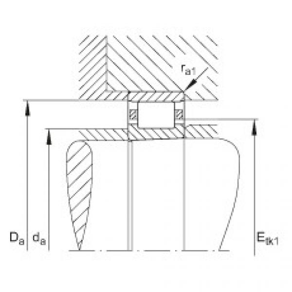 FAG Cylindrical roller bearings - N1017-K-M1-SP #3 image