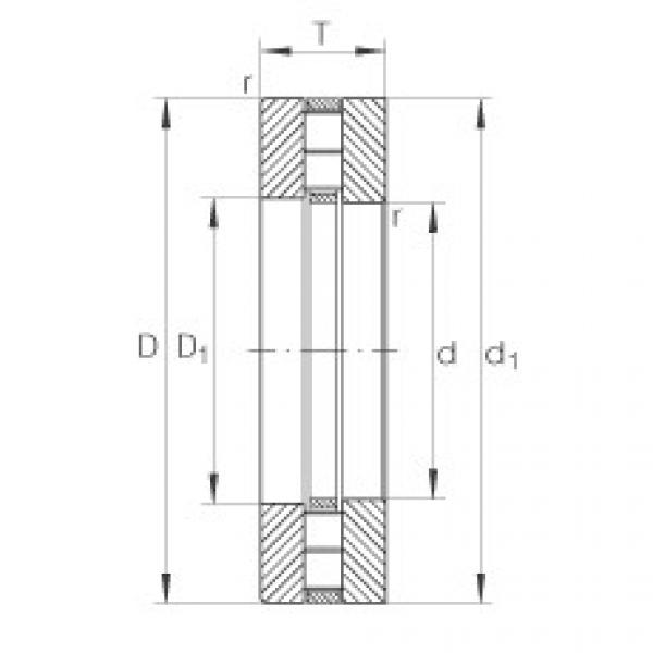 FAG Axial cylindrical roller bearings - 89314-TV #1 image