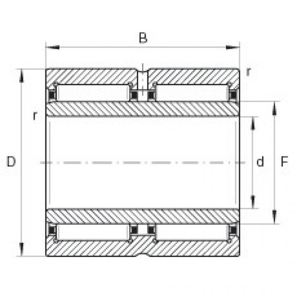 FAG Needle roller bearings - NA6911-ZW-XL #1 image