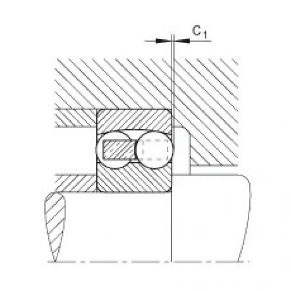 FAG Self-aligning ball bearings - 1320-K-M-C3 + H320 #3 image