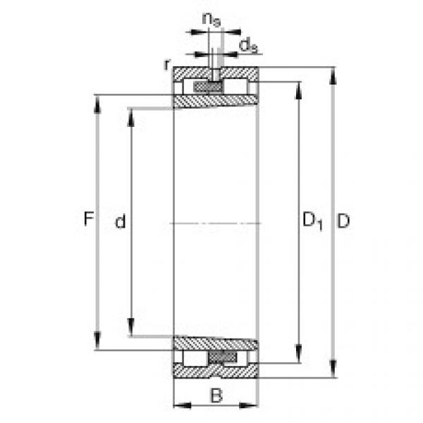 FAG Cylindrical roller bearings - NNU4922-S-K-M-SP #1 image