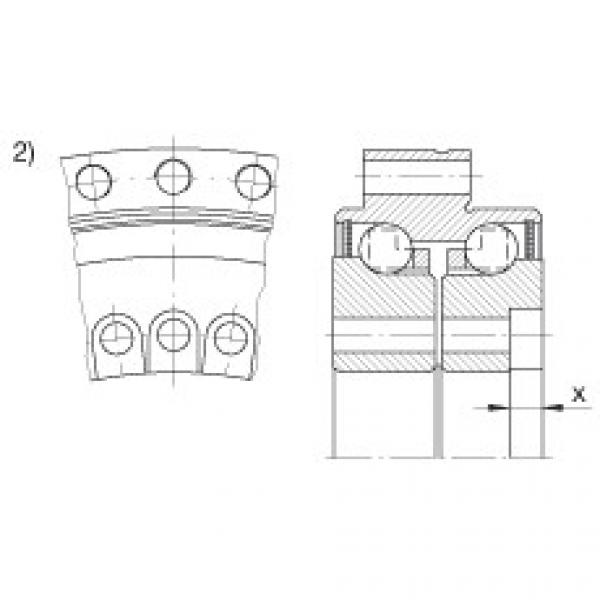 FAG Axial angular contact ball bearings - ZKLDF100 #3 image