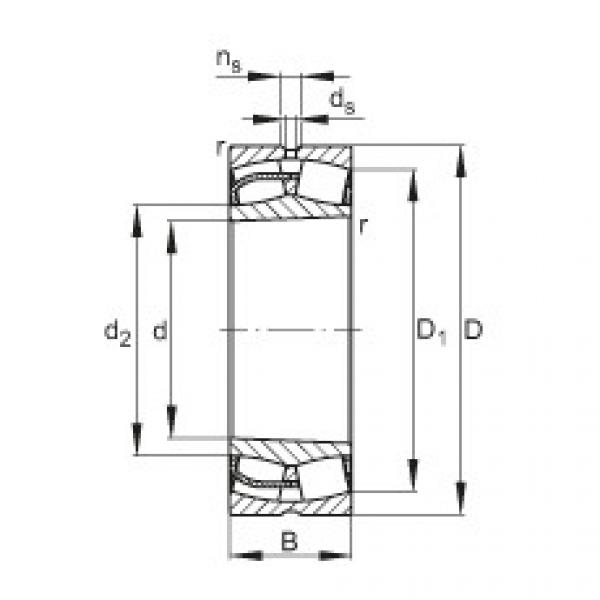 FAG Spherical roller bearings - 23056-BE-XL-K #1 image