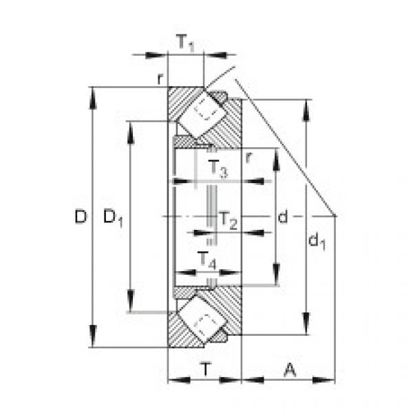 FAG Axial spherical roller bearings - 292/530-E1-MB #1 image