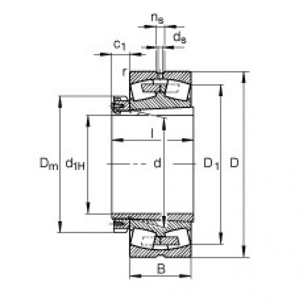 FAG Spherical roller bearings - 231/600-K-MB + H31/600-HG #1 image