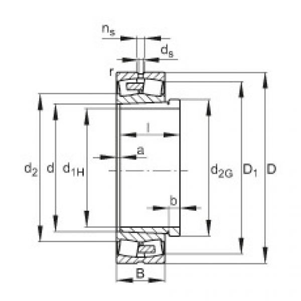 FAG Spherical roller bearings - 22260-BEA-XL-K-MB1 + AH2260G #1 image