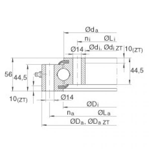 FAG Four point contact bearings - VSU200744 #1 image