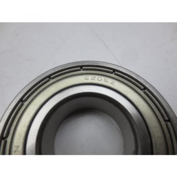 NTN 6205Z Single Row Ball Bearing, 25m ID x 52m OD x 15m W #4 image