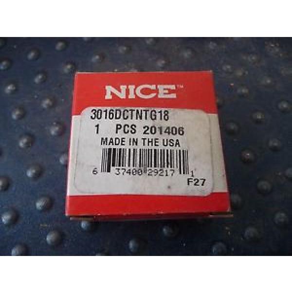 NICE 3016DCTNTG18 Single Row Ball Bearing #1 image