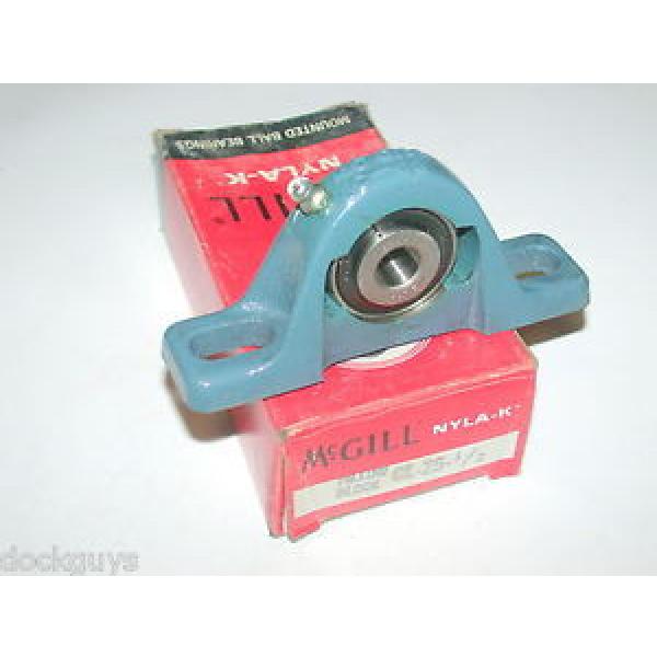 BRAND  IN BOX MCGILL NYLA-K PILLOW BLOCK BEARING CL-25-1/2 (2 AVAILABLE) #1 image