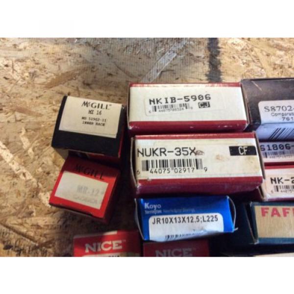 19 bearings in 1 lot, NOS, fafnir, McGill, Consolidated, the General, Koyo, #3 image