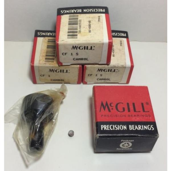 McGill Precision Bearings CamRol CF1S Cam Follower  Set Of 4 #5 image