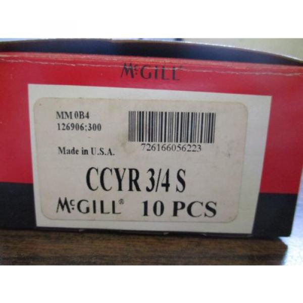 MCGILL BOX OF 10 CAM YOKE ROLLER BEARINGS CCYR 3/4S #4 image