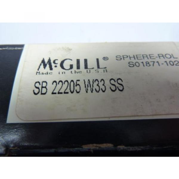 McGill SB-22205-W33-SS Single Roller Ball Bearing #3 image