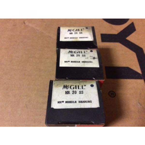 3-McGILL bearings#MR 20 SS ,Free shipping lower 48, 30 day warranty #1 image