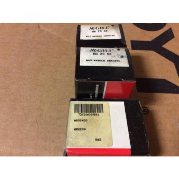 3-McGILL bearings#MR 20 SS ,Free shipping lower 48, 30 day warranty #2 image