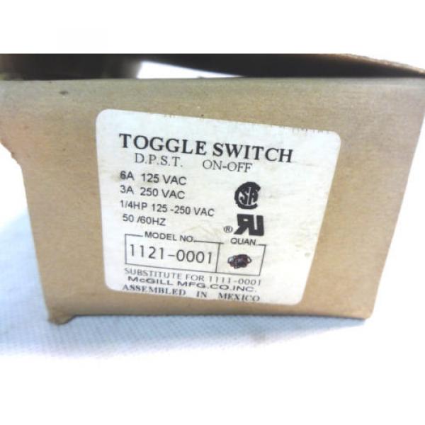 MCGILL 1121-0001 DPST ON-OFF TOGGLE SWITCH #2 image