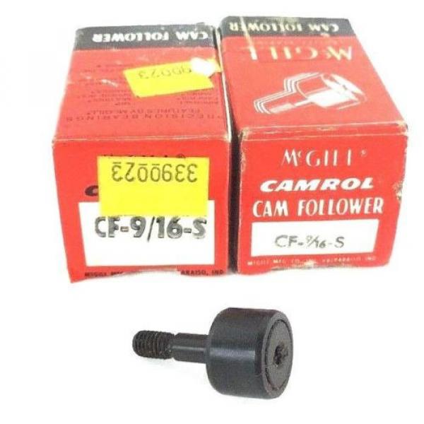 LOT OF 2  MCGILL CF-9/16-S CAMROL CAM FOLLOWER #1 image