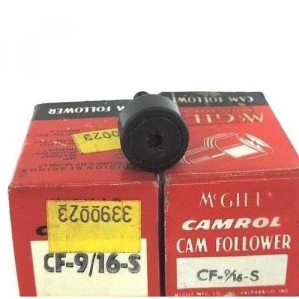 LOT OF 2  MCGILL CF-9/16-S CAMROL CAM FOLLOWER #2 image
