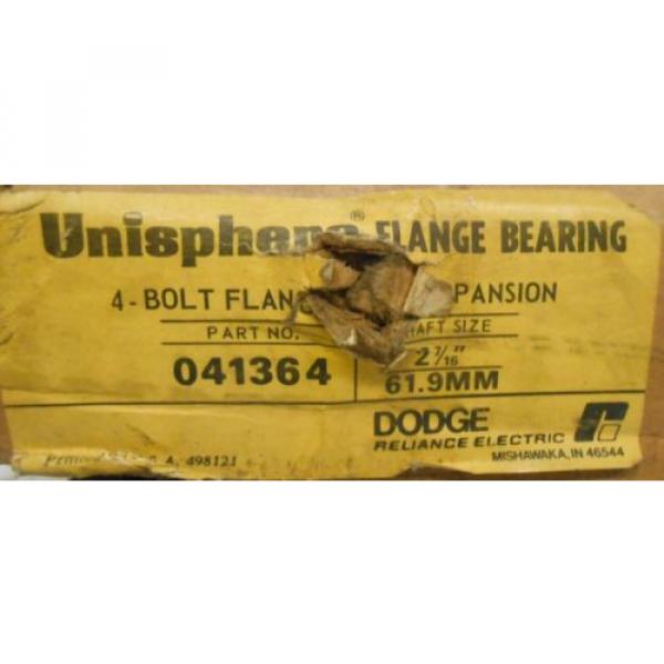 DODGE, UNISPHERE FLANGE BEARING UNIT, 041364, 4-BOLT, MCGILL SB-2-7/16 #2 image