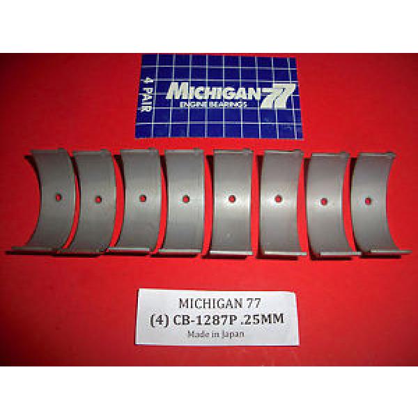 4-CB1287P .25M MICHIGAN 77 Rod Bearings 1982-89 1.6L 1.7L 1.8L 2.0L Nissan #1 image