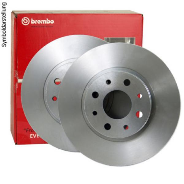 2x BREMBO Bremsscheibe BEARING DISC LINE Hinten Renault #1 image