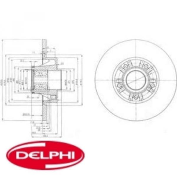 2x Bremsscheibe DELPHI 2 Bremsscheiben BG9031RS #1 image