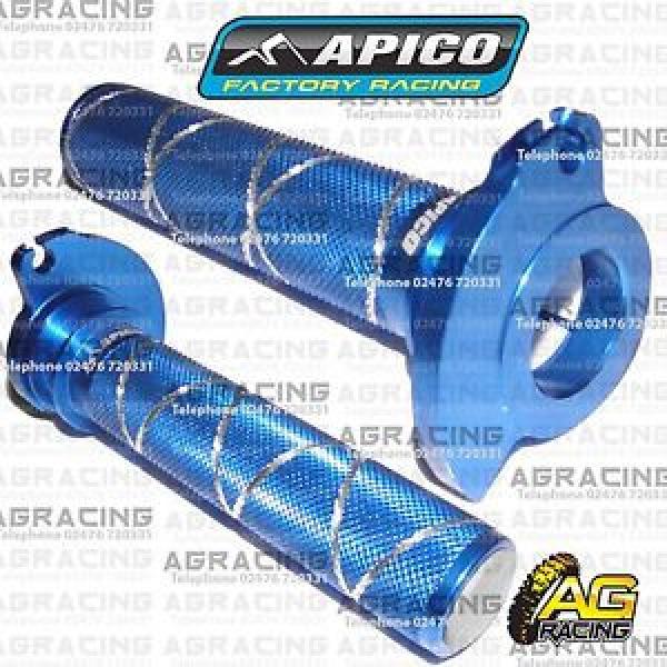 Apico Blue Alloy Throttle Tube Sleeve With Bearing For Husaberg TE 250 2013 #1 image