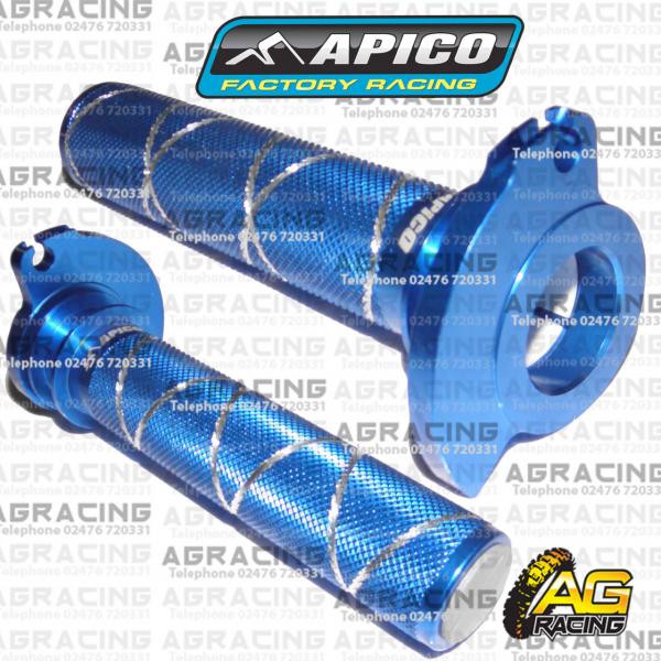 Apico Blue Alloy Throttle Tube Sleeve With Bearing For Husqvarna TE 300 2014 #1 image
