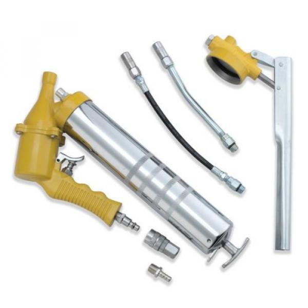 One-Hand Pistol Grip Air Grease Gun Delivers 1200-6000psi w/ extension Set #1 image