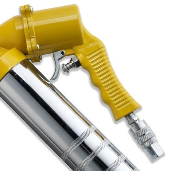 One-Hand Pistol Grip Air Grease Gun Delivers 1200-6000psi w/ extension Set #3 image