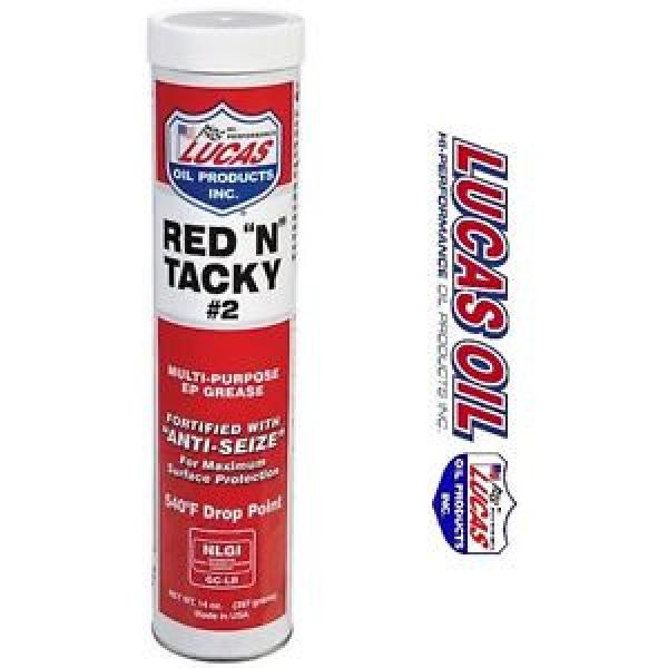 Lucas Red N&#039; Tacky multipurpose EP Grease cartridge bearing/marine/farm use 397g #1 image