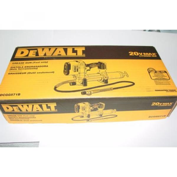DEWALT DCGG571B 20-volt MAX Cordless Lithium-Ion Grease Gun (Bare-Tool-Only #1 image