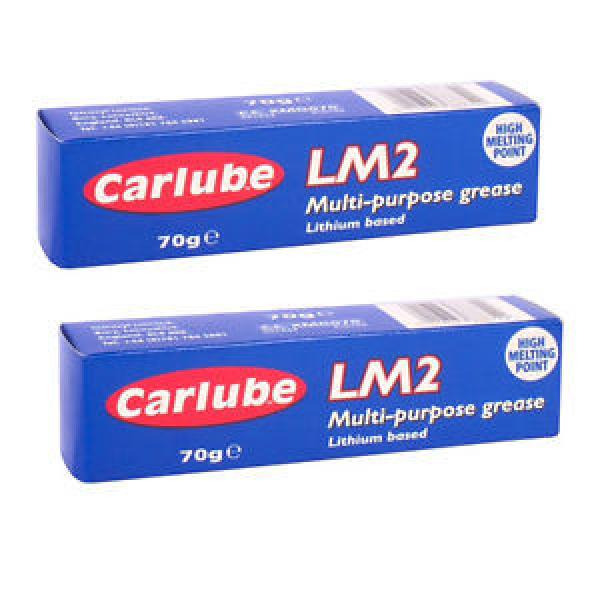 Carlube LM2 Lithium Grease Multi Purpose -High Melt Point/Lubricant 70g x2 Packs #1 image