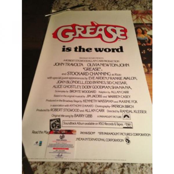 Olivia Newton-John Grease Autograph GA COA Hologram Poster Signed #4 image