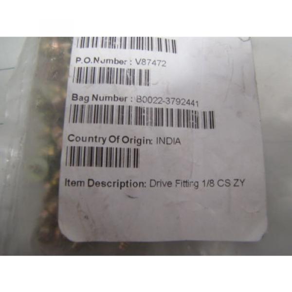 100pk H3019 Drive Grease Fitting 1/8 CS ZY #3 image