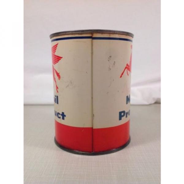Mobil Oil 1lb Tin Can Red Horse Industrial Grease Unused #4 image