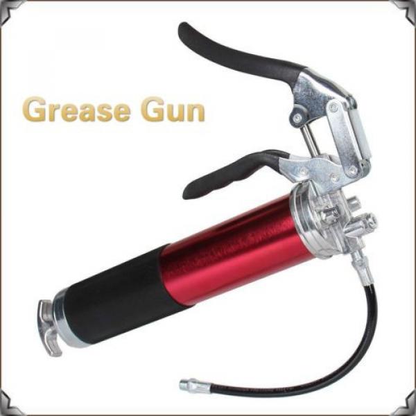Good Heavy Duty Grease Gun 4,500 PSI Anodized Pistol Grip with12&#034;Flex Hose US #1 image
