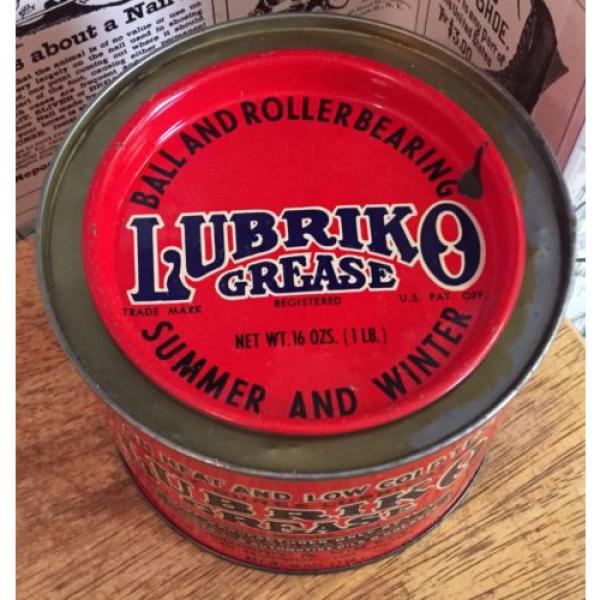 Vintage Lubriko Grease Can - Master Lubricants Co. - Gas &amp; Oil Advertising #5 image