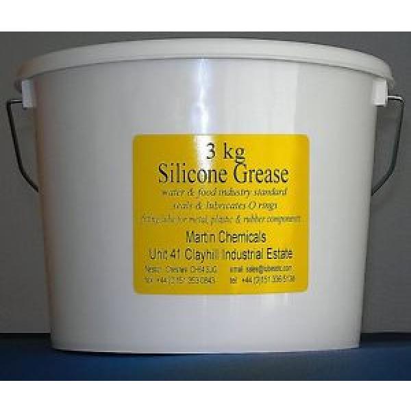 lubesETC Silicone Grease 3kg pail for marine/industrial food &amp; water uses #1 image