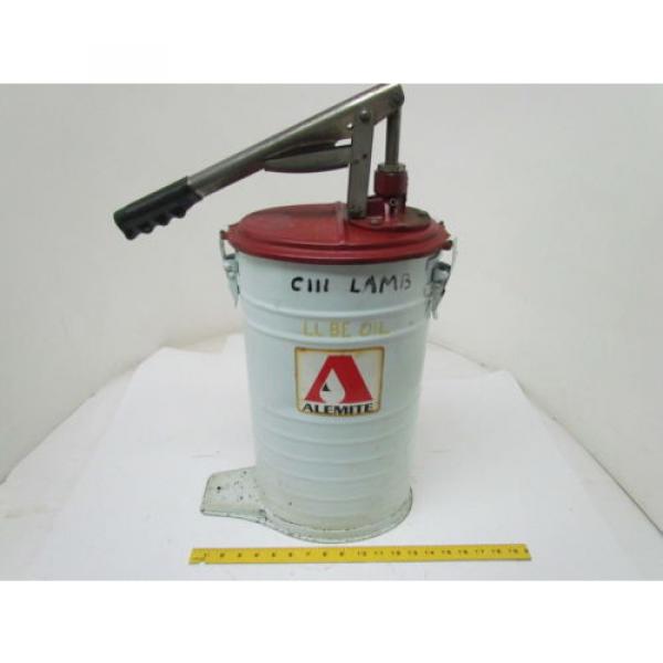 Alemite 7181-4 High Volume Oil Grease Manual Bucket Pump 500 PSI #1 image