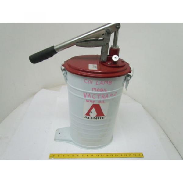 Alemite 7181-4 High Volume Oil Grease Manual Bucket Pump 500 PSI #1 image